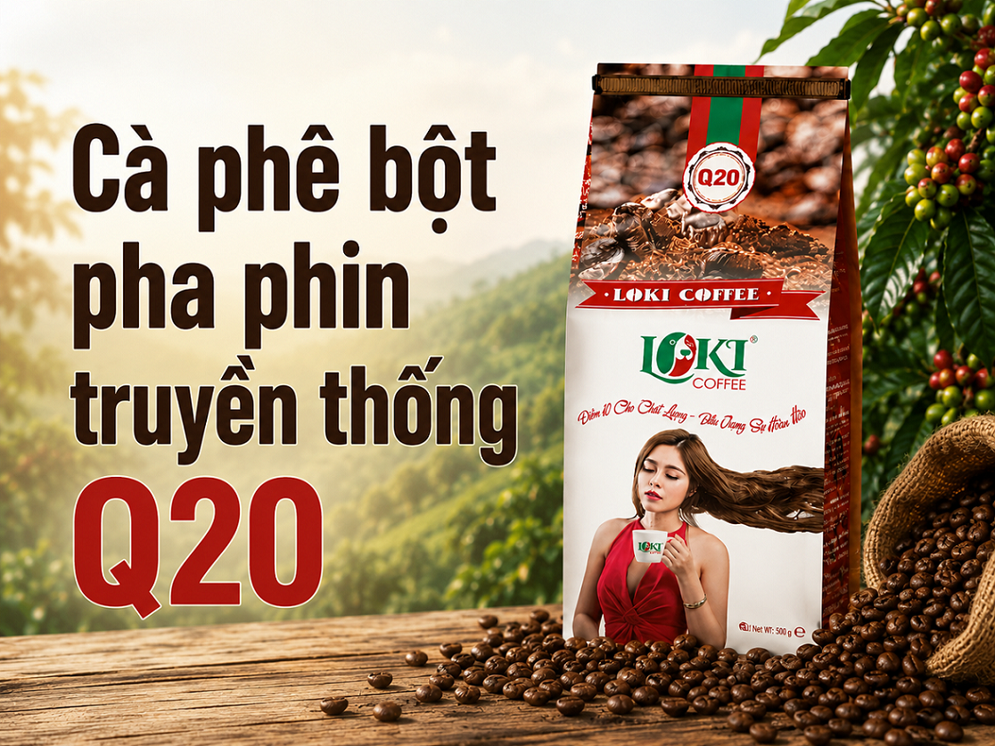 Q20 - Cafe pha phin truyền thống